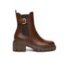 NeroGiardini Chunky Gusset Buckle Boot - Cognac Leather